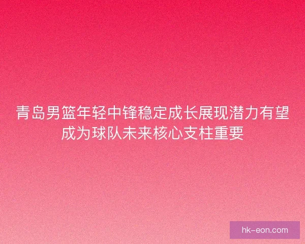 青岛男篮年轻中锋稳定成长展现潜力有望成为球队未来核心支柱重要